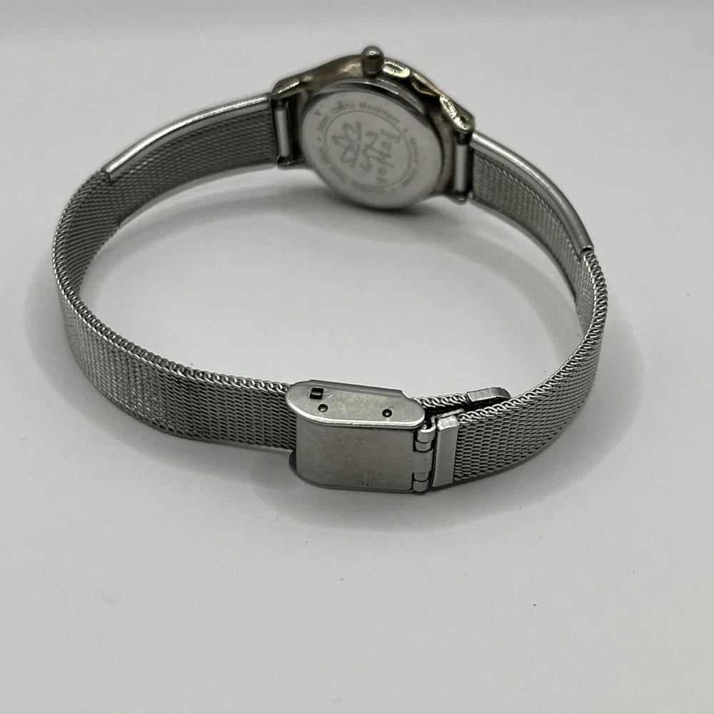 Fusion Atomic Wristwear Mesh Band Quartz Analog Women's‎ Watch- New Battery!